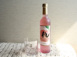 桃のワイン